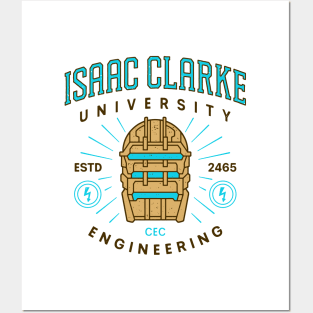 Isaac Clarke University Crest Posters and Art